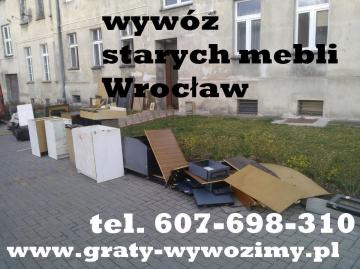 Wywóz starych mebli,gratów Wrocław,opróżnianie mieszkań,piwnic
